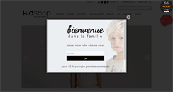 Desktop Screenshot of kidshop.fr
